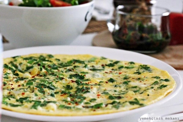 Yeşil Soğanlı Omlet Tarifi ve Malzemeleri Yeşil Soğanlı Omlet Tarifi ve Malzemeleri