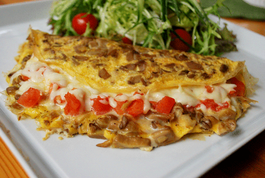 Domatesli Omlet