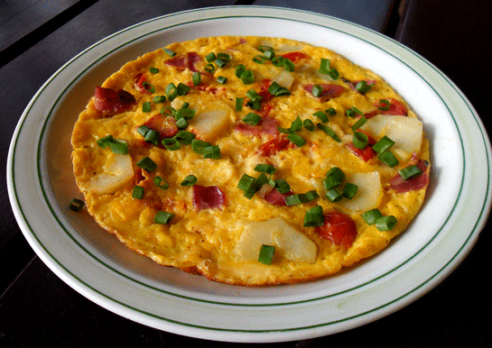 Sebzeli Omlet